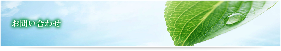 お問い合わせ